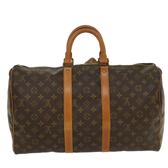 LOUIS VUITTON Monogram Keepall 45 Boston Bag M41428 LV Auth 55859 - Picture 3 of 16